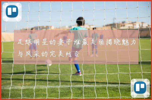 足球明星的妻子谁最美丽揭晓魅力与风采的完美结合